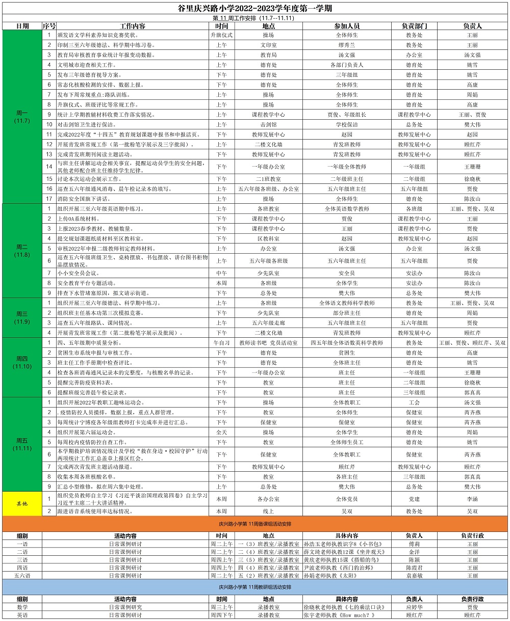 庆兴路小学2022——2023学年度第一学期第11周工作安排_A1H63.jpg